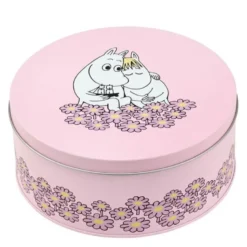 Mummi kakeboks 15x15 cm sammen rosa