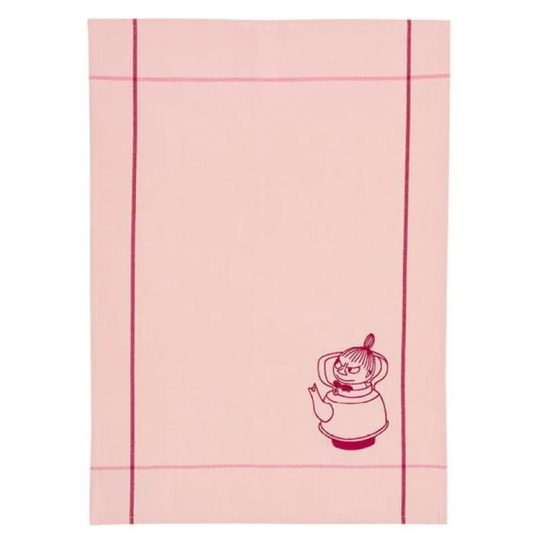 Mummi kjøkkenhåndkle 50x70 cm Lille My rosa