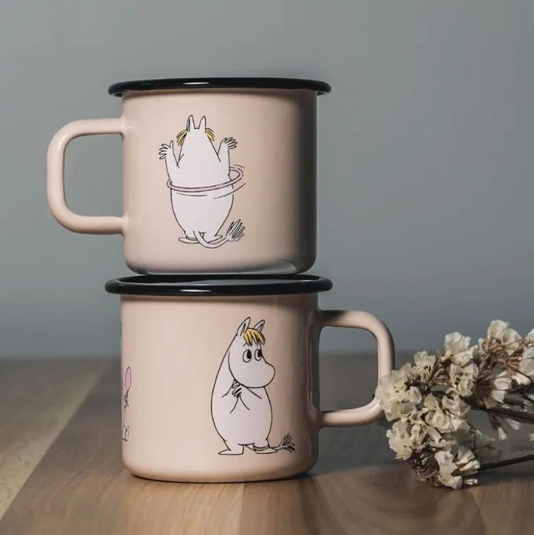 Mummikopp Emalje 37 cl Snorkfrøken beige