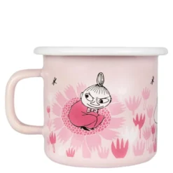 Mummikopp Emalje I hagen 25 cl rosa