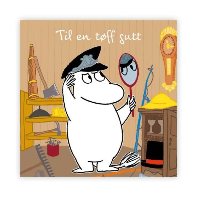 Mummi kort dobbelt Til en tøff gutt brun