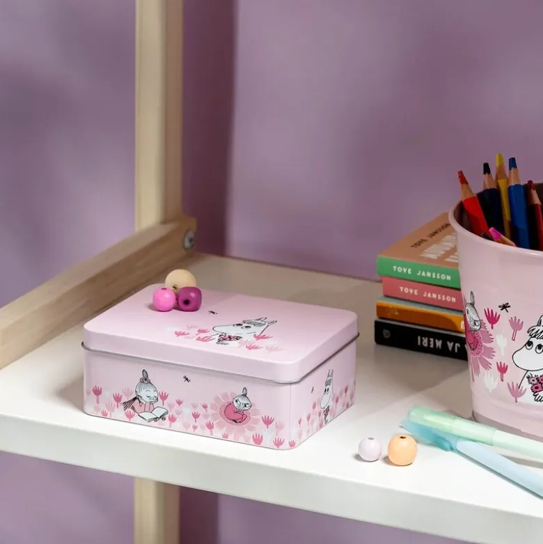 Mummi oppbevaringsboks 14,5x10,5 cm rosa