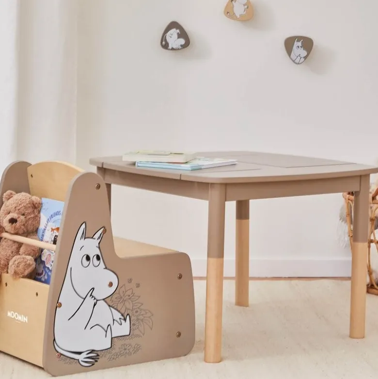 Mummi oppbevaringsbord til barn 65x47 cm beige