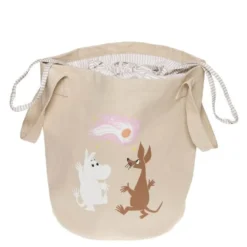 Mummi oppbevaringskurv 29 cm Romeventyr beige