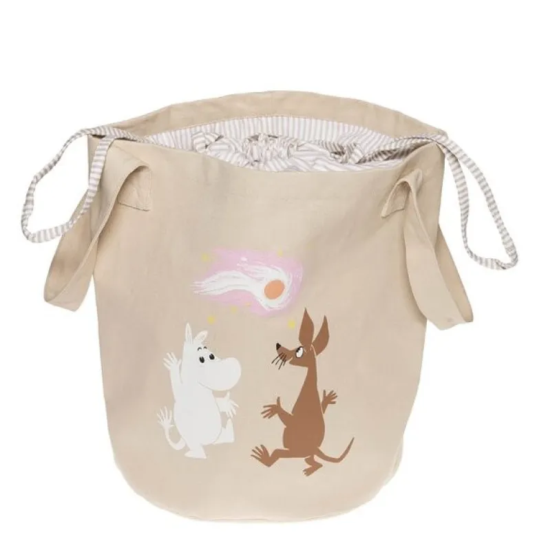 Mummi oppbevaringskurv 29 cm Romeventyr beige