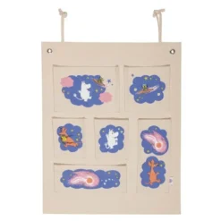 Mummi veggoppbevaring 55x70 cm Romeventyr multi