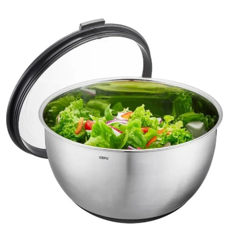 Muovo bolle m/lokk 4,5L/24 cm stål