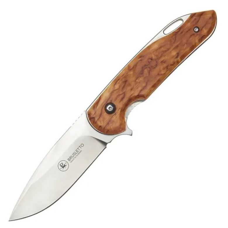Natten foldekniv 21 cm masurbjørk