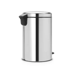 NewIcon pedalbøtte 20L blankt stål