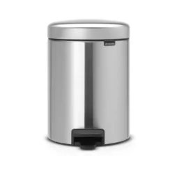 NewIcon pedalbøtte 5L børstet stål