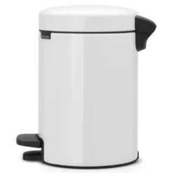NewIcon pedalbøtte 3L hvit