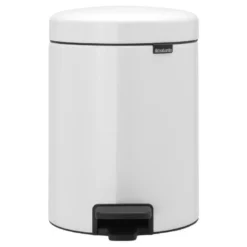 NewIcon pedalbøtte 5L hvit