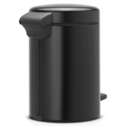 NewIcon pedalbøtte 3L matt svart