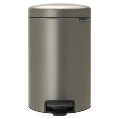NewIcon pedalbøtte 12L platinum
