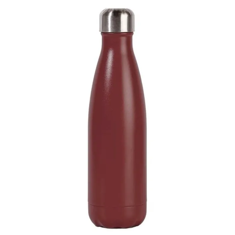 Nils stålflaske 0,5L rød