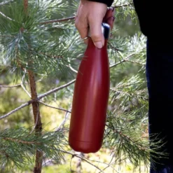 Nils stålflaske 0,5L rød