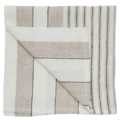 Noah tøyserviett 50x50 cm beige stripe