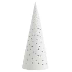 Nobili juletre 25,5 cm snehvit