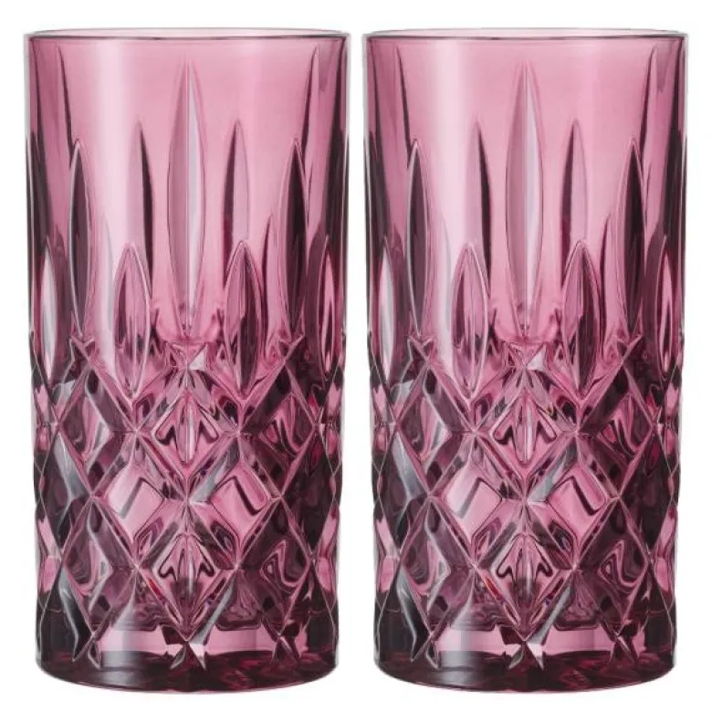 Noblesse Colour longdrinkglass 39,5 cl 2 stk berry
