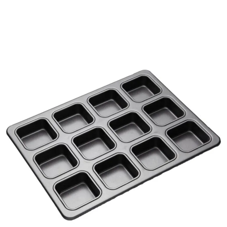 Non-stick bakeform for 12 stk brownies