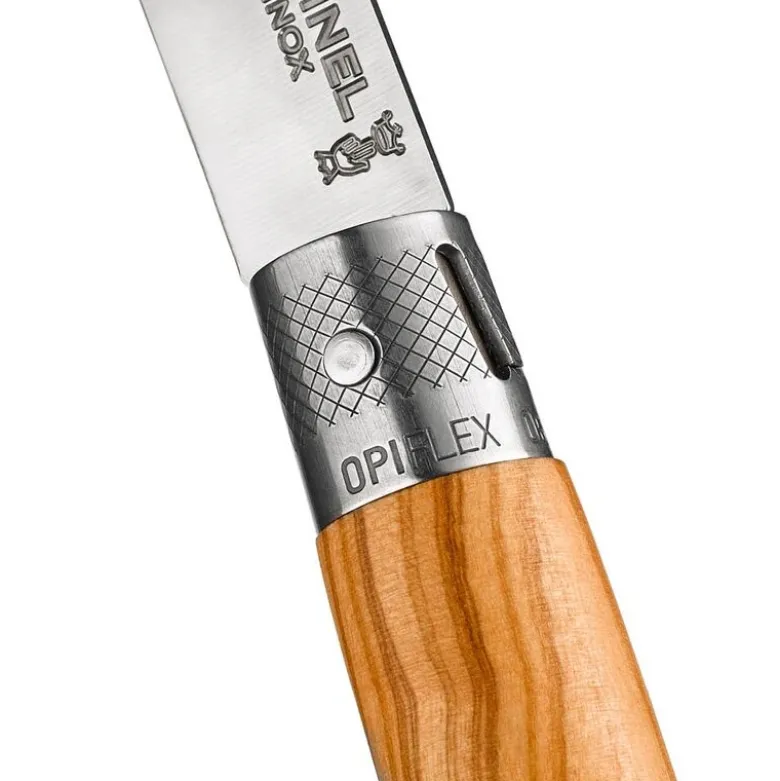 néo6 Opiflex lommekniv 7 cm oliventre
