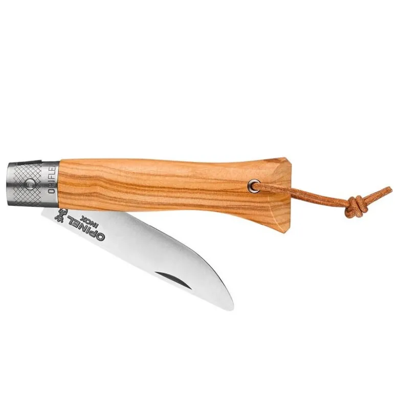 néo6 Opiflex lommekniv 7 cm oliventre