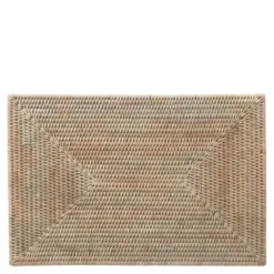 Norah dekkebrikke flettet 45x30 cm natur