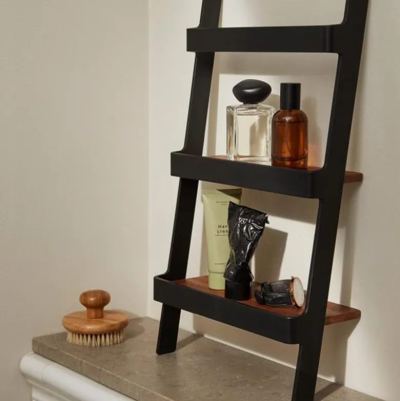 Nordic kitchen minihylle 50 cm svart/bambus