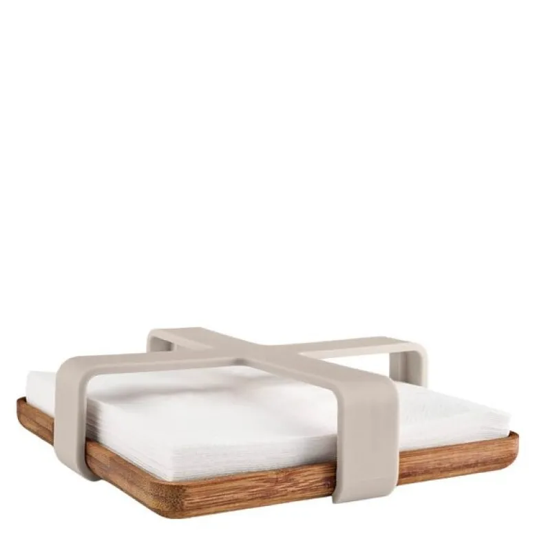 Nordic Kitchen serviettholder 19 cm sand