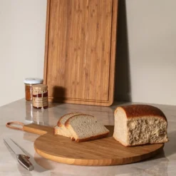 Nordic Kitchen skjærefjøl i tre Ø35 cm bambus