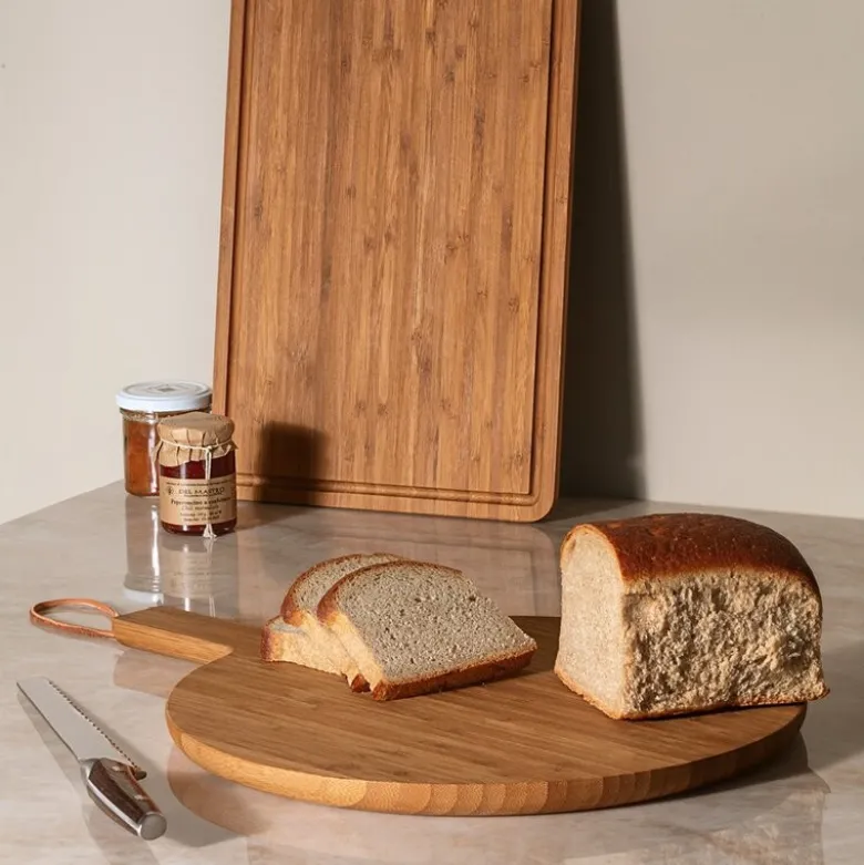 Nordic Kitchen skjærefjøl i tre Ø35 cm bambus