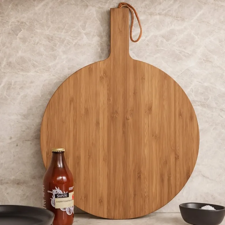 Nordic Kitchen skjærefjøl i tre Ø35 cm bambus
