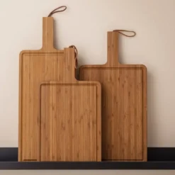 Nordic Kitchen skjærefjøl i tre 38x26 cm bambus