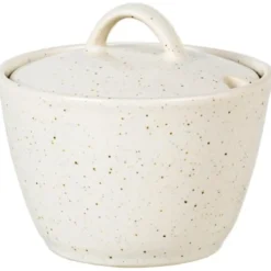 Nordic Vanilla sukkerskål m/lokk kremhvit