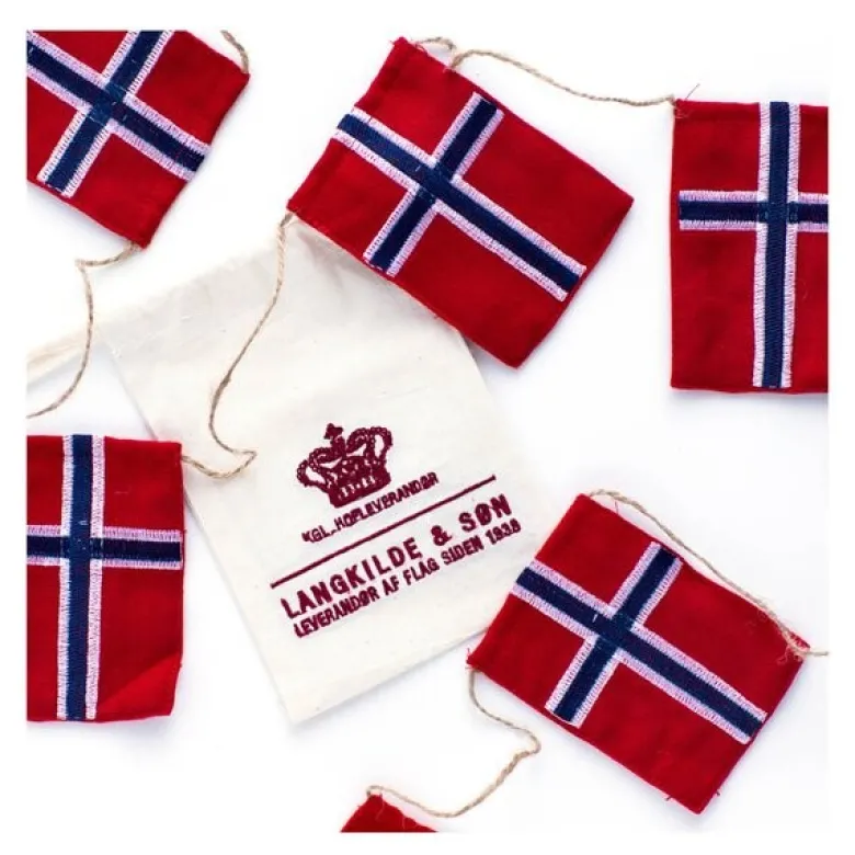 Nordic way flaggrekke store flagg 3 m
