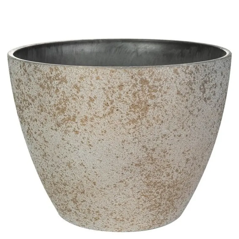 Nova blomsterpotte 36x27 cm concrete gold