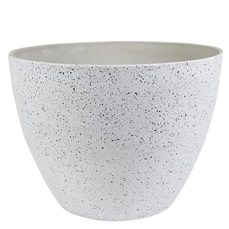 Nova blomsterpotte 43x33 cm terrazzowhite