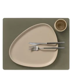 Nupo square bordbrikke 35x45 cm militærgrønn