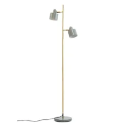 Ocean gulvlampe 160 cm olive/messing