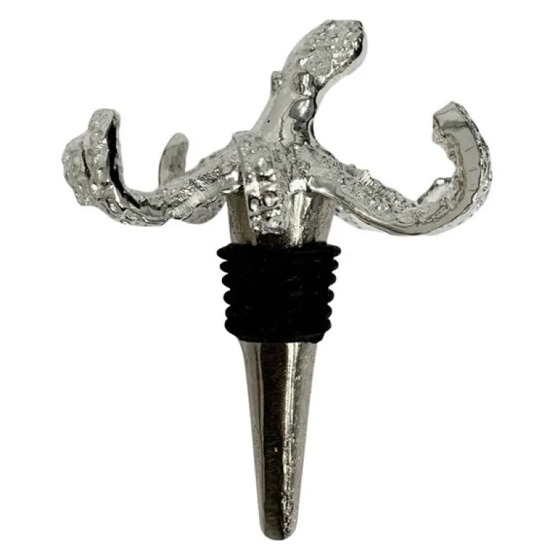 Octopus flaskekork sølv