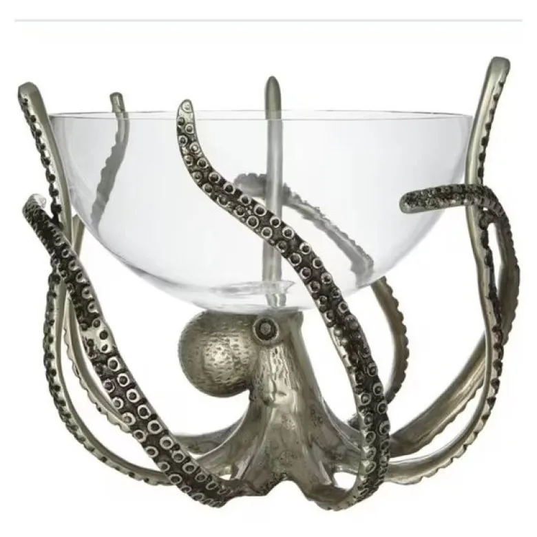 Octopus vinkjøler sølv