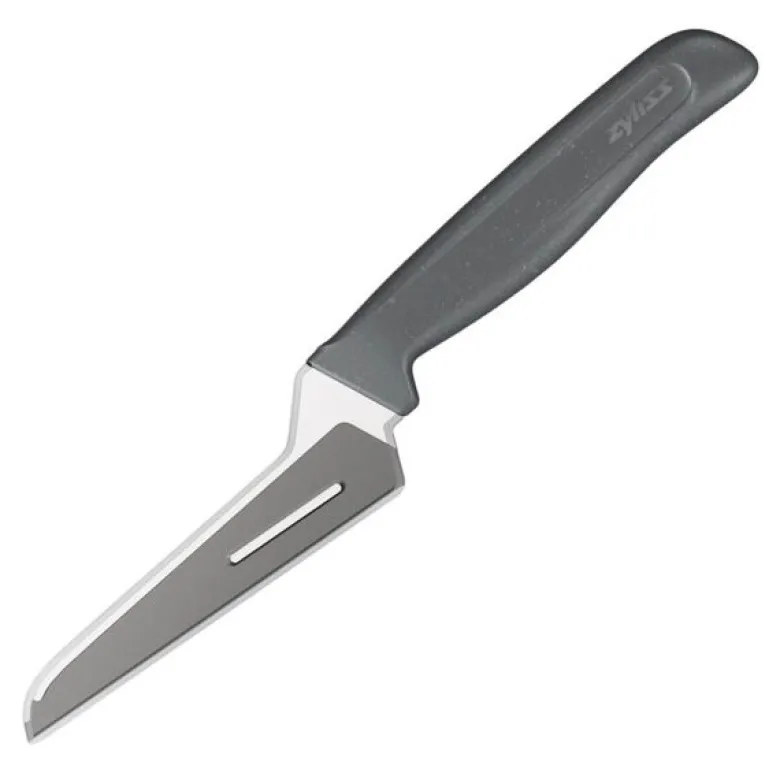 Offset skrellekniv 10 cm grå