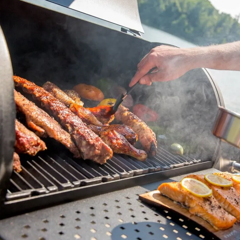 Offset Smoker 500 kullgrill svart
