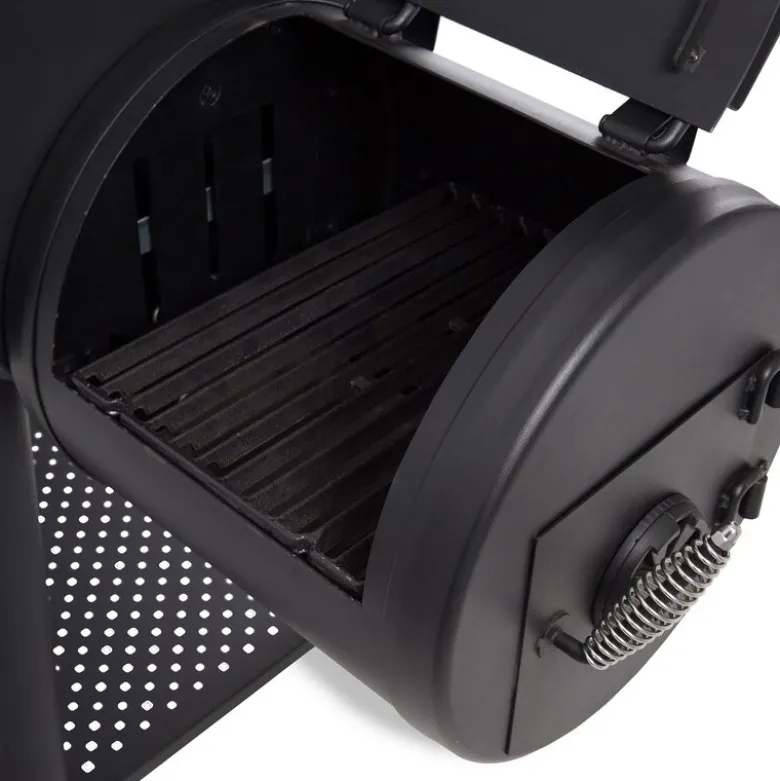 Offset Smoker 400 kullgrill svart