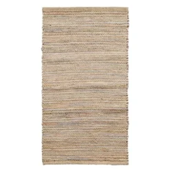 Olivia jute gulvløper 160x230 cm pastell