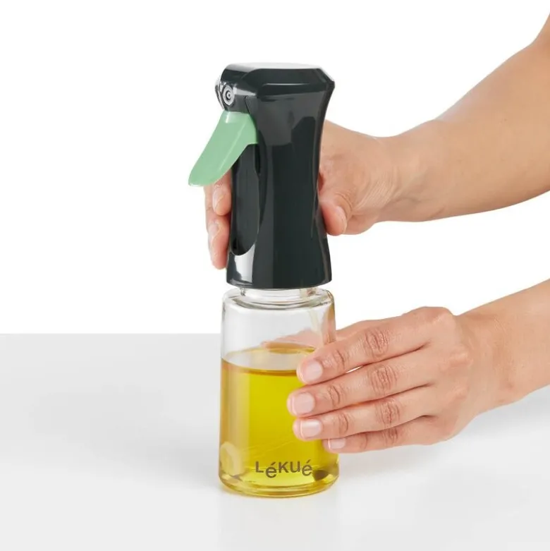 Oljedispenser med spray 0,2 L grå/klar