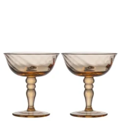 Opacity italiensk champagneglass 15 cl 2 stk fersken
