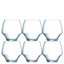 Open Up vannglass 6 stk 38 cl klar