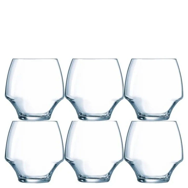 Open Up vannglass 6 stk 38 cl klar
