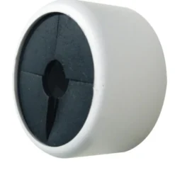 Oppheng pluring 4 cm hvit